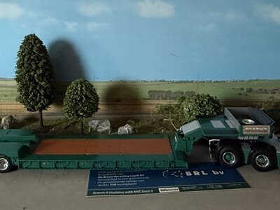 WSI WSI Scania R Highline 6x4 + 3-axle Nooteboom euro lowloader RENS DE BRUIJN "BRL"