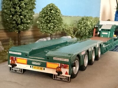 WSI WSI Scania R Highline 6x4 + 3-axle Nooteboom euro lowloader RENS DE BRUIJN "BRL"