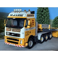 WSI Volvo FH Glob. 8x4 with euro lowloader + interdolly W.J.LAW