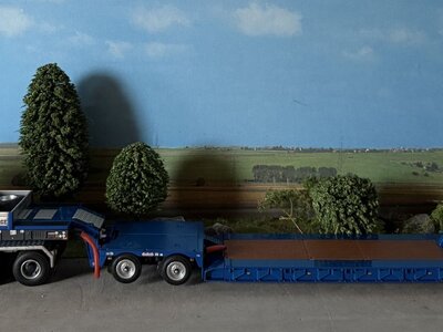 WSI WSI Scania R Topline 8x4 with euro lowloader + interdolly TDR Heavy Haulage