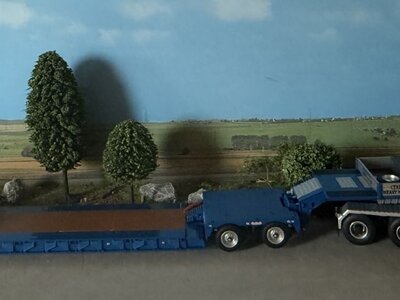 WSI WSI Scania R Topline 8x4 with euro lowloader + interdolly TDR Heavy Haulage
