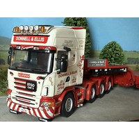 WSI Scania R Topline 8x4 with euro lowloader + interdolly DONNELL & ELLIS