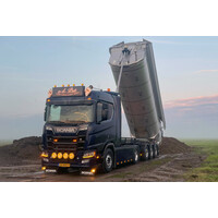 WSI Scania S Normal 4x2 with 3-axle non steering tipper trailer LOONBEDRIJF V.D. PUT