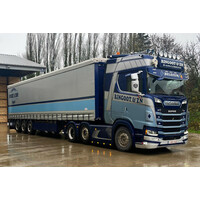 WSI Scania S Highline 6x2 with 3-axle curtainside trailer RINGOOT LUC