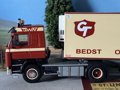 Tekno Tekno Scania 3-serie with 3-axle classic reefer trailer WERNER NIELSEN