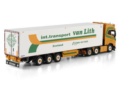 WSI WSI Volvo FH5 Globetrotter 6x2 twin steer with 3-axle reefer trailer VAN LITH