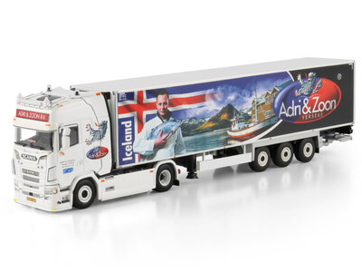WSI WSI Scania S Highline 4x2 met 3-assige koeloplegger ADRI & ZOON