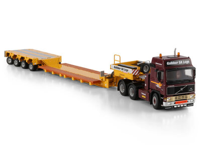 WSI WSI Volvo F16 Globetrotter 6x4 with 4-axle scheurle intercombi GALLIKER