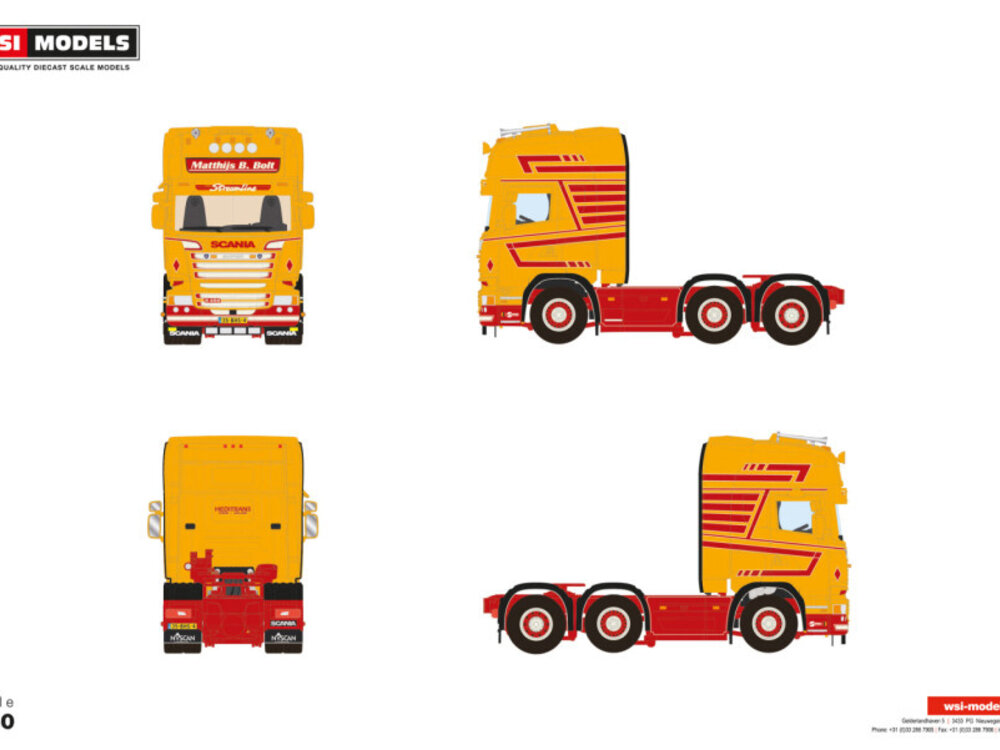 WSI WSI Scania streamline Topline 6x2 MATTHIJS B. BOLT