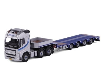Cavallino Cavallino Volvo FH5 Glob. 6x2 met 4-as semi dieplader DEKKER TRANSPORT