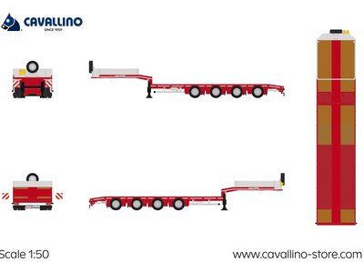 Cavallino Cavallino 4-axle semi lowloader FAYMONVILLE MAX 100