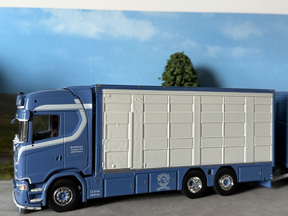 Tekno Tekno Scania Next Gen S-serie Highline livestock combi  BRÜHLMANN