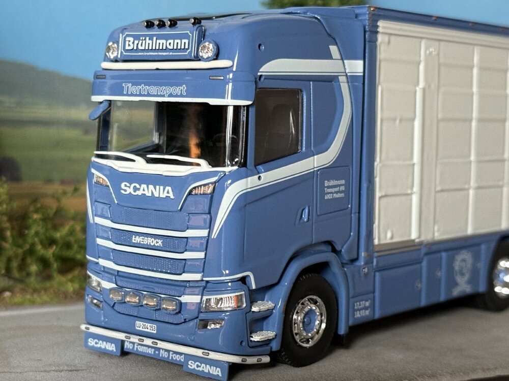 Tekno Tekno Scania Next Gen S-serie Highline livestock combi  BRÜHLMANN