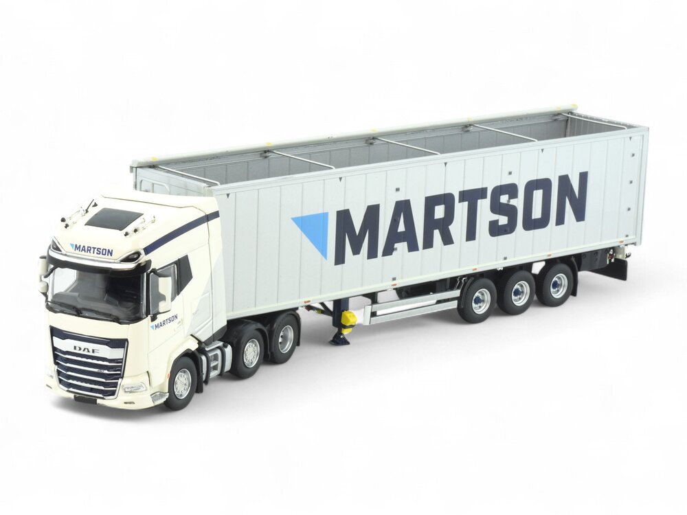 Tekno Tekno DAF XG+ 6x2 with 3-axle walkingfloor trailer MARTSON