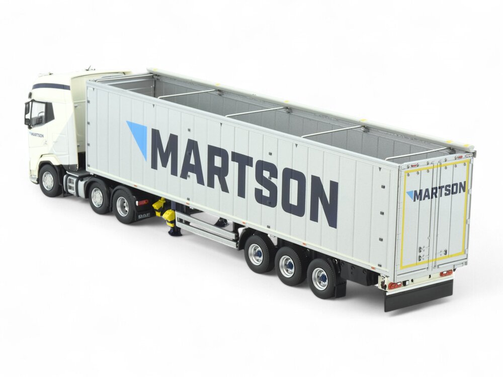 Tekno Tekno DAF XG+ 6x2 met 3-assige walkingfloor oplegger MARTSON