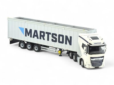 Tekno Tekno DAF XG+ 6x2 with 3-axle walkingfloor trailer MARTSON