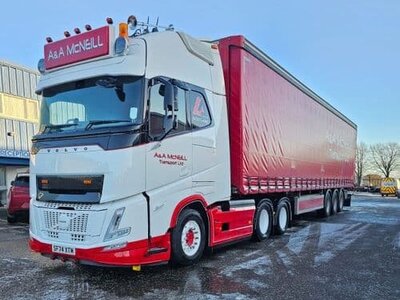 WSI WSI Volvo FH Aero 6x2 with 3-axle curtainside trailer A&A McNEILL Aidrie Scotland