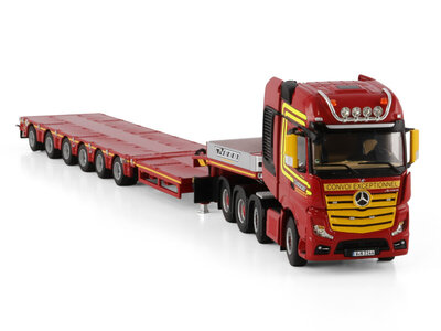WSI WSI Mercedes- Benz Actros MP4 SLT Giga Space 8x4 with 6-axle SL Lowloader NEEB