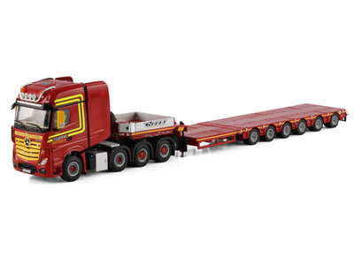 WSI WSI Mercedes- Benz Actros MP4 SLT Giga Space 8x4 with 6-axle SL Lowloader NEEB