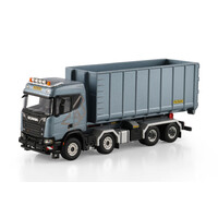 WSI Scania R 8x4 hooklift system + 40m3 container PREMIUM LINE