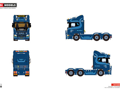 WSI WSI Scania R Higline 6x2 EBBE K. JENSEN