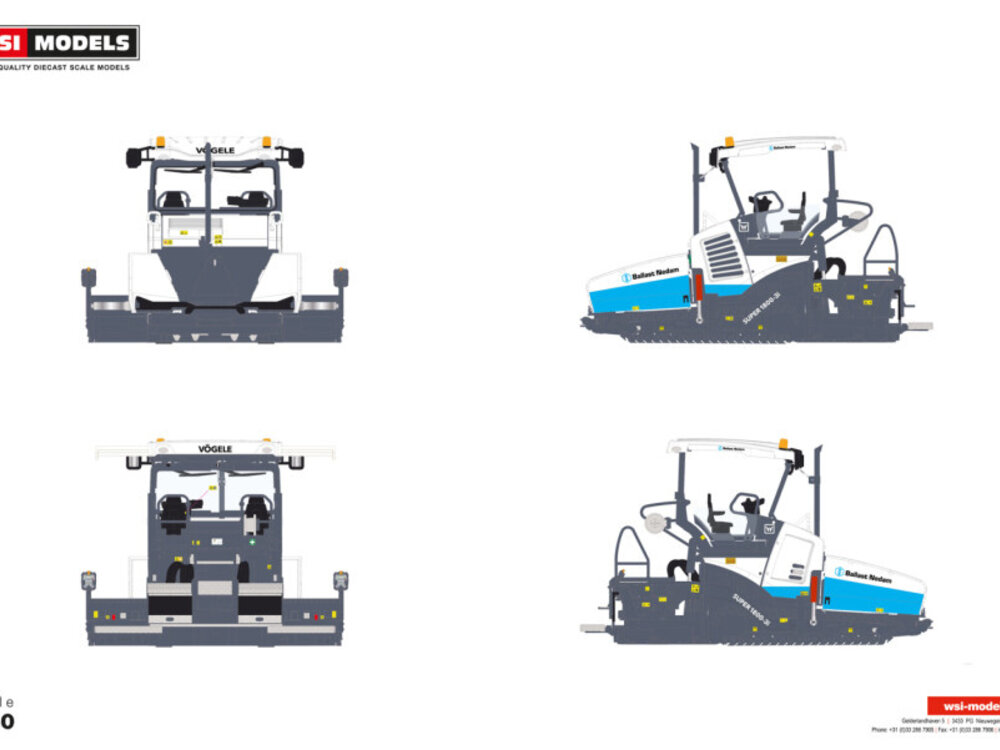 WSI WSI Vögele super 1800-3 BALLAST NEDAM