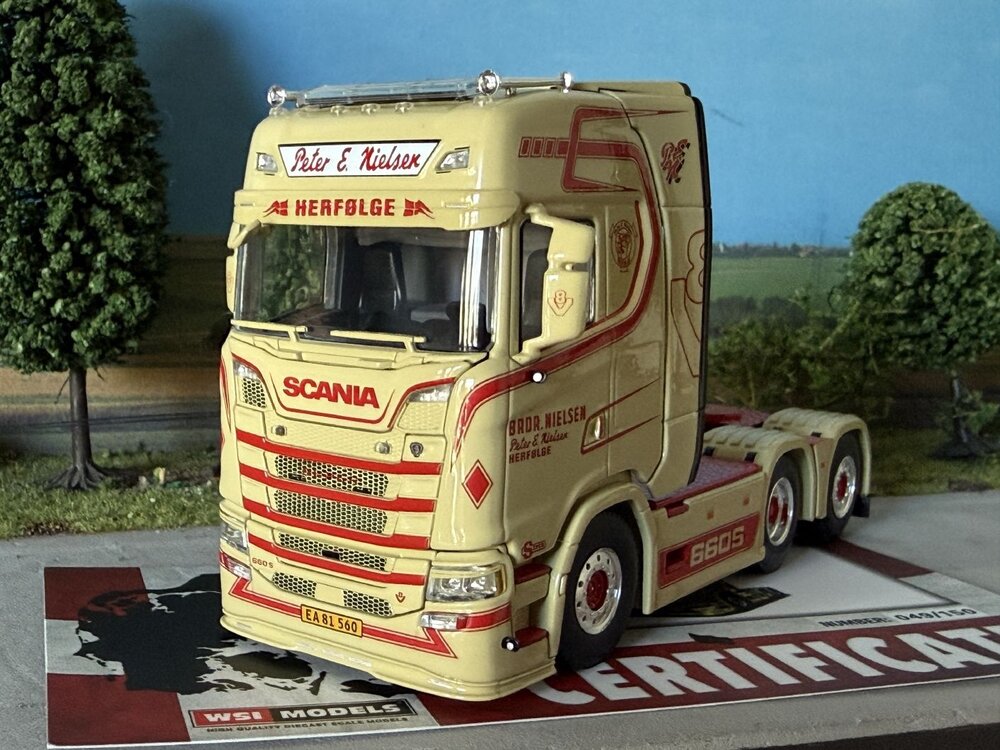 WSI WSI Scania S Highline 6x2 tag axle PETER E. NIELSEN
