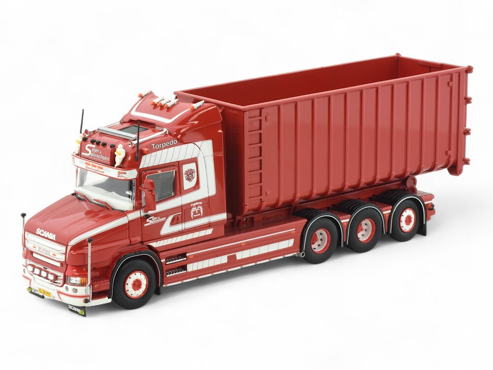 Tekno Tekno Scania Torpedo Highline hooklift riged truck SEJER & SONNICHSEN