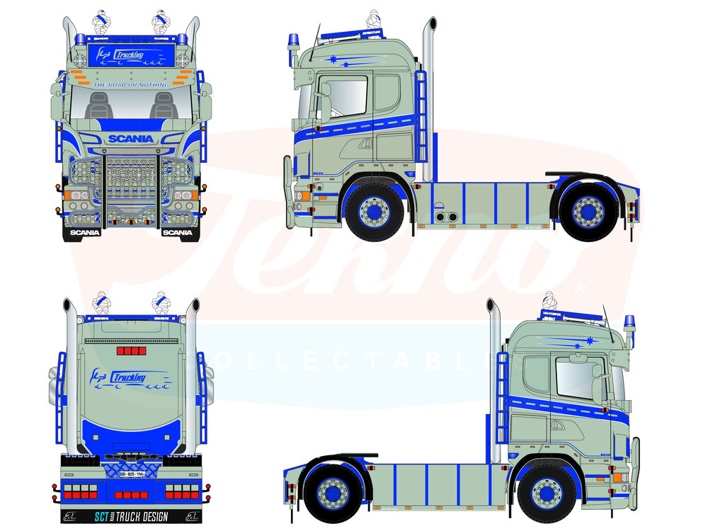 Tekno Tekno Scania R Highline 4x2 LP TRUCKING