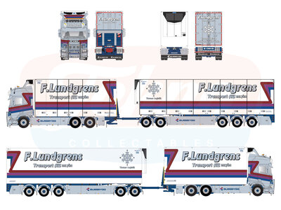 Tekno Tekno Scania Next Gen R-serie Highline Swedish combi LUNDGRENS