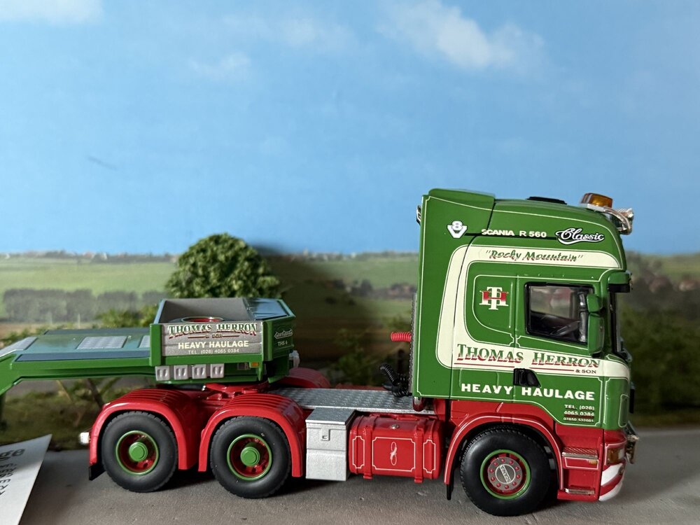 WSI WSI Scania R Topline 6x4 with euro lowloader + interdolly THOMAS HERRON Heavy Haulage