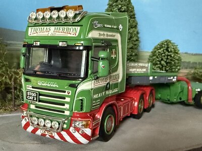 WSI WSI Scania R Topline 6x4 with euro lowloader + interdolly THOMAS HERRON Heavy Haulage