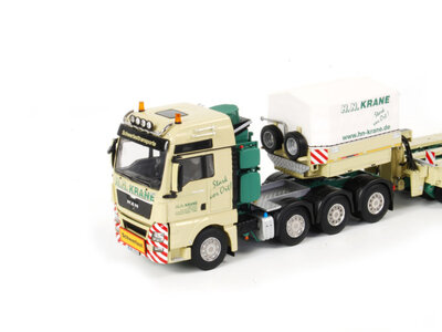 WSI WSI MAN TGX XXL 8x4 + scheuerle intercombi module + VW T5 BF3 H.N. KRANE