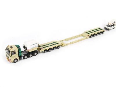 WSI WSI MAN TGX XXL 8x4 + scheuerle intercombi module + VW T5 BF3 H.N. KRANE