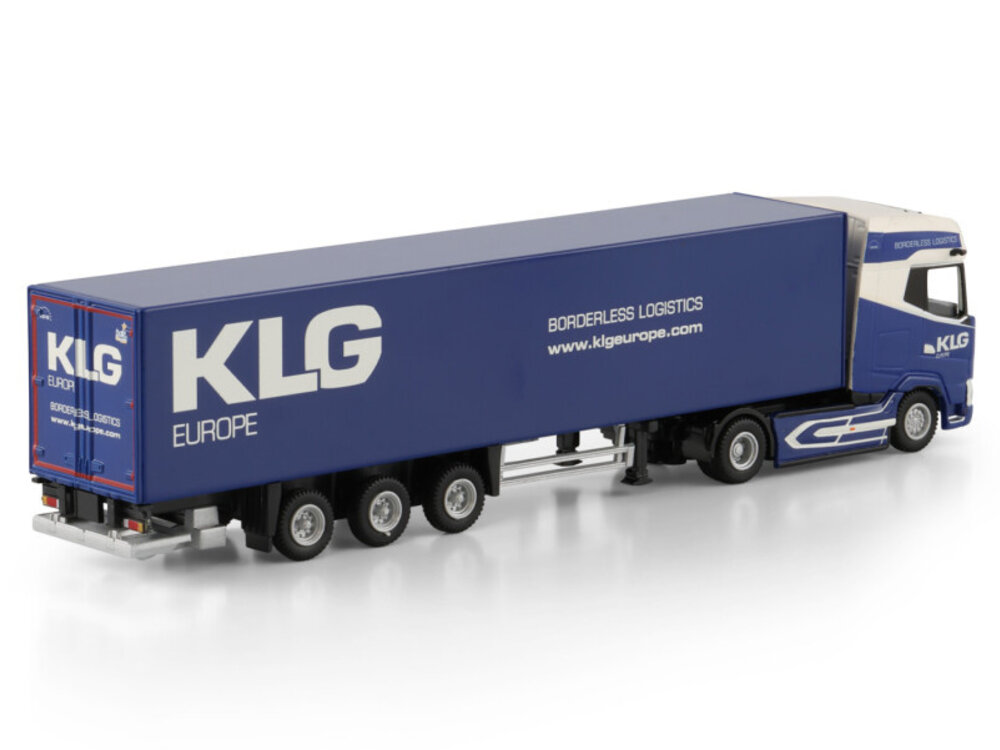 WSI WSI DAF XG+ MY25 4x2 with 3-axle box trailer KLG EUROPE / Schaal 1:87