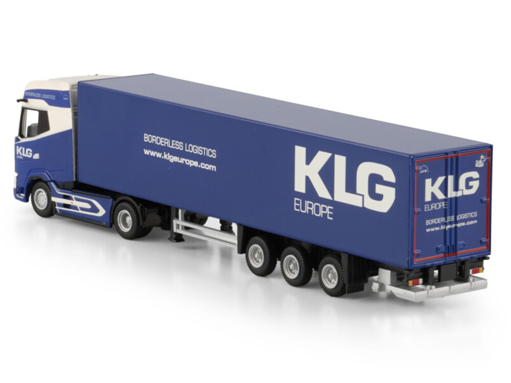 WSI WSI DAF XG+ MY25 4x2 with 3-axle box trailer KLG EUROPE / Schaal 1:87