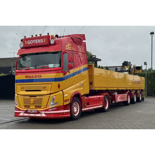 WSI WSI Volvo FH Aero Glo. 4x2 + 3-as stenen oplegger GOYENS