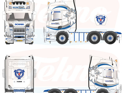 Tekno Tekno Scania Next Gen R580 6x2 WERKTENT.NL