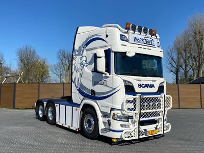 Tekno Tekno Scania Next Gen R580 6x2 WERKTENT.NL