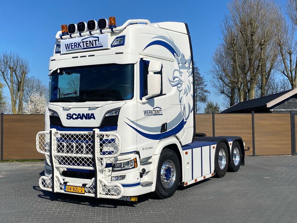 Tekno Tekno Scania Next Gen R580 6x2 WERKTENT.NL