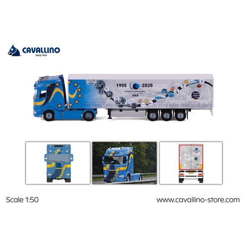 Cavallino Cavallino DAF XG+ met 3-as kastenoplegger DKB FOODSOLUTIONS Cavallino Cavallino DAF XG+ met 3-as kastenoplegger DKB FOODSOLUTIONS