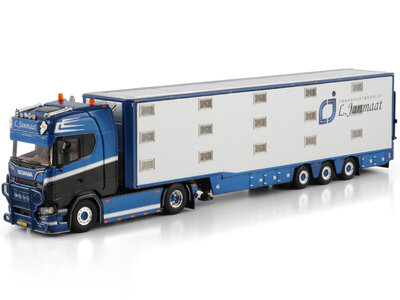 WSI WSI Scania S Highline 4x2 with 3-axle iso therm live stock trailer TRANSPORTBEDRIJF L. JANMAAT
