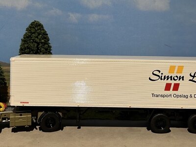 Tekno Tekno DAF 2800 met 2-assige Netam Freuhauf oplegger SIMON LOOS