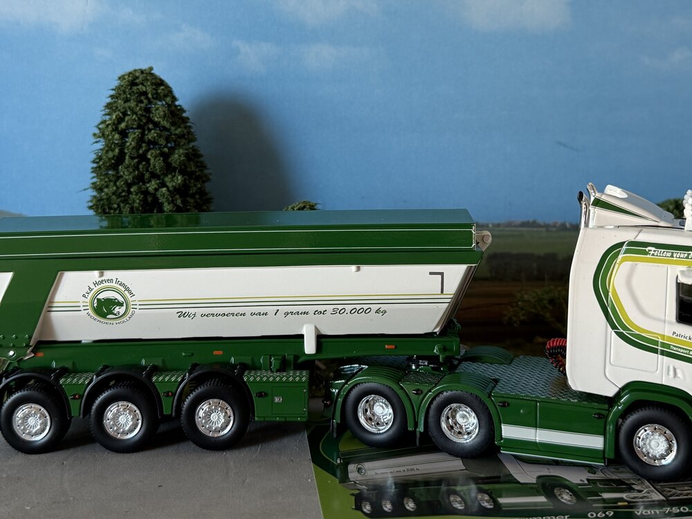 Tekno Tekno Scania Next Gen R530 with 3-axle tipper PATRICK VAN DER HOEVEN