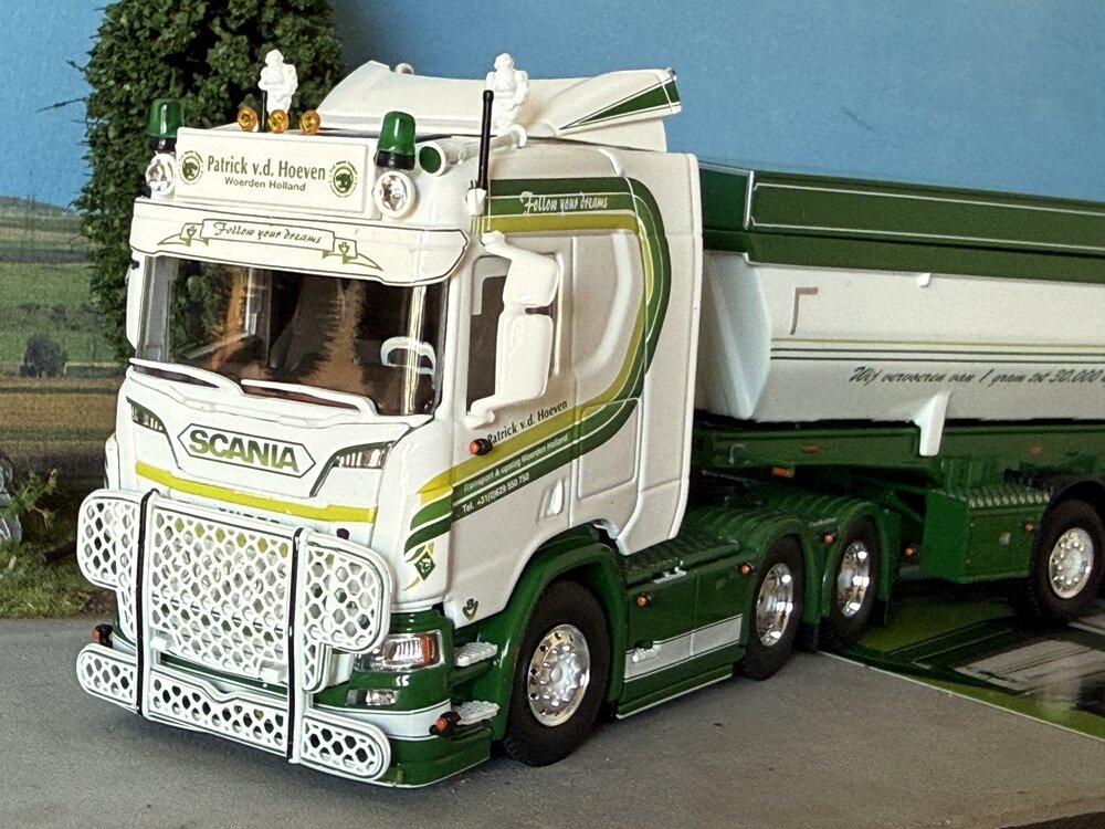 Tekno Tekno Scania Next Gen R530 met 3-assige kipper PATRICK VAN DER HOEVEN