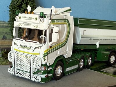 Tekno Tekno Scania Next Gen R530 with 3-axle tipper PATRICK VAN DER HOEVEN