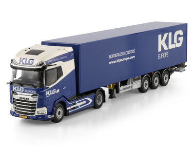 WSI WSI DAF XG+ MY25 4x2 with 3-axle box trailer KLG EUROPE WSI WSI DAF XG+ MY25 4x2 with 3-axle box trailer KLG EUROPE