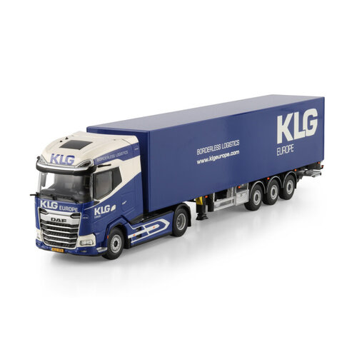 WSI WSI DAF XG+ MY25 4x2 with 3-axle box trailer KLG EUROPE WSI WSI DAF XG+ MY25 4x2 with 3-axle box trailer KLG EUROPE