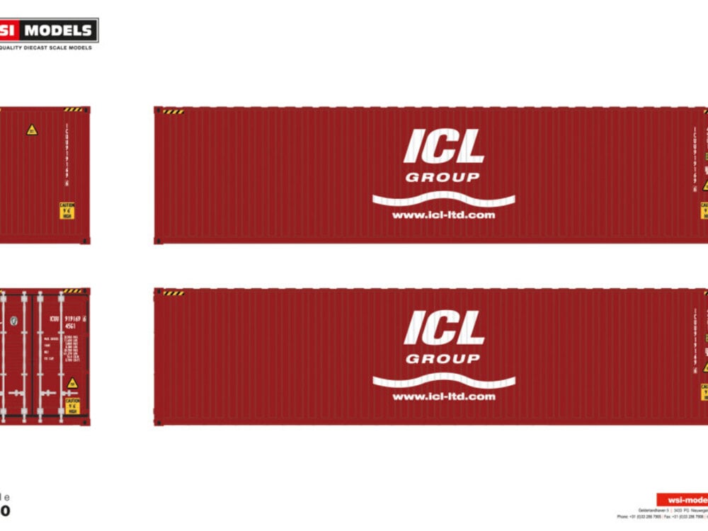 WSI WSI 40ft. container  PREMIUM LINE / ICL GROUP