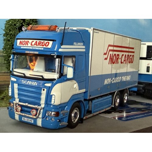 Tekno Tekno Scania R Topline motorwagen met 4-as aanhanger FELLINGEN NOR-CARGO Tekno Tekno Scania R Topline motorwagen met 4-as aanhanger FELLINGEN NOR-CARGO